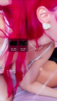 Hot Squirt Show by a Beautiful Redhead and Her Best Friend