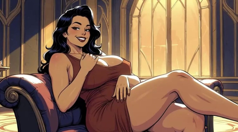 Huge Boobs: Ai increíble damas de dibujos animados con clase