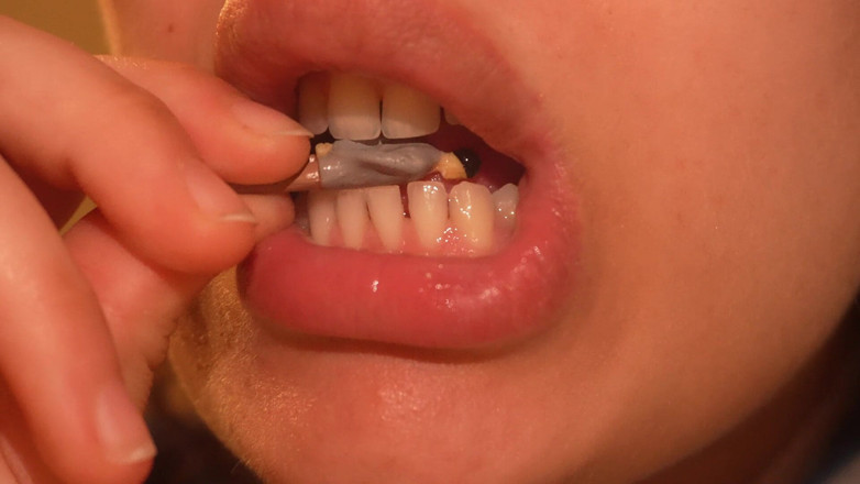 AmayaMori: Giantess Mouth Close up Tiny Husband Faces His Biggest Fear