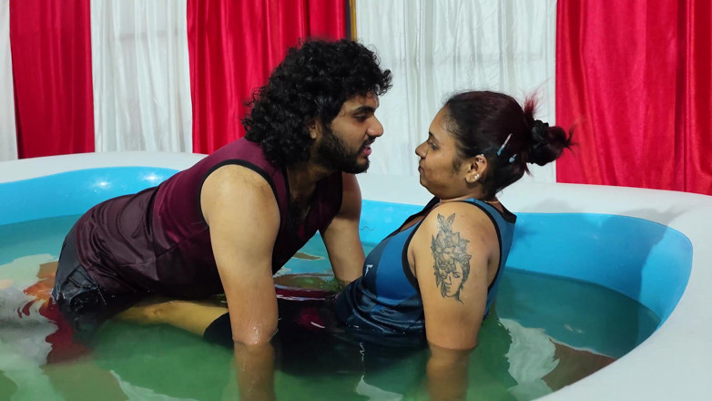 Vaigavarun45: Pool Romance with Lip Lock