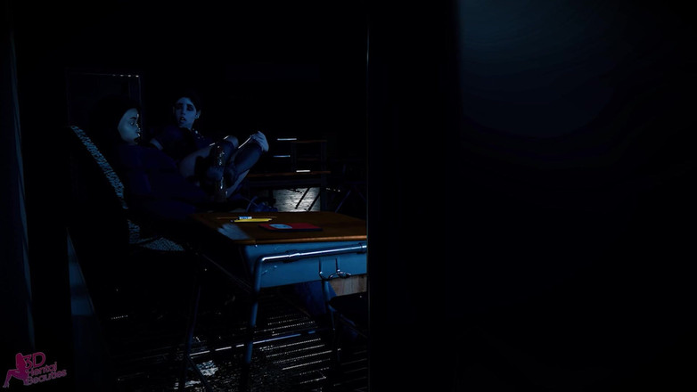 3DHentaiBeauties: 비오는 밤 랑데부: 카일리의 나일론 서프라이즈