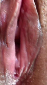 Spread my labia wider to see the trickle from my pee hole. Now lick my pussy and fuck me hard!