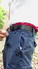 TJenner: Caminando en el bosque con mi polla fuera