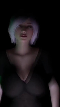 Meisje stript en geeft je een pijpbeurt: 3d porno pov