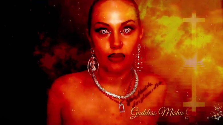 Goddess Misha Goldy: Mesmerizing anti-religious ASMR! Give your soul and your body to...