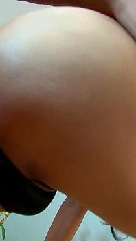 Latina Skinny Ladyboy Shasha Masturbates Asshole with Toy