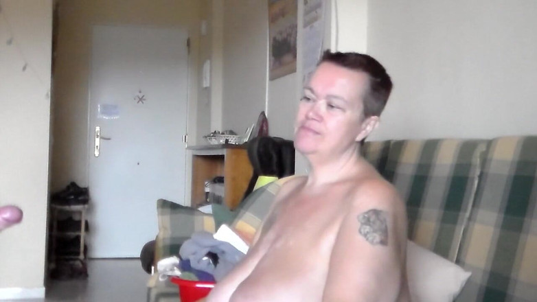 Sex hub couple: Johnův tvrdý penis jde Jen do úst