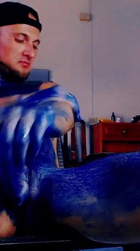 Blueman viene y se corre