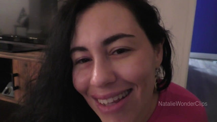 Natalie Wonder: Att göra cummies inuti din styvmors bästa vän