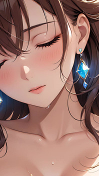 Inner Glow: a Beautiful Young Woman Radiating Soft Light