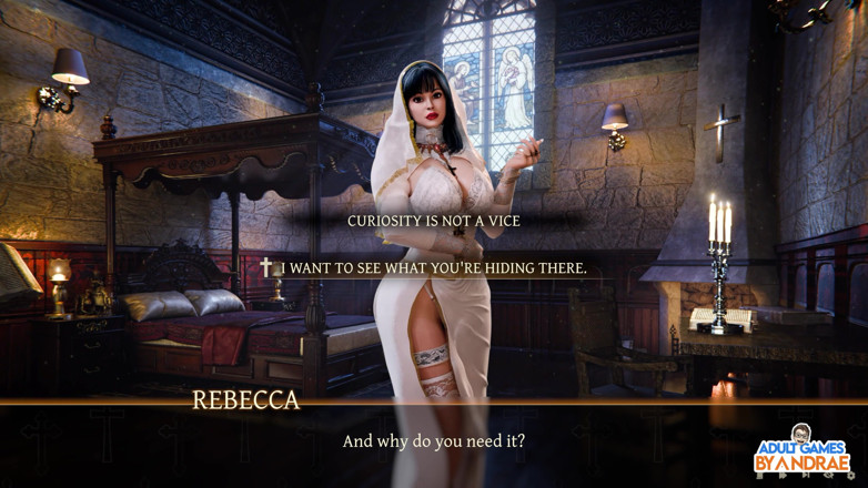 Adult Games by Andrae: Stiefschwestern in sünde, gameplay teil 14 - rebecca hält den schlüssel in...