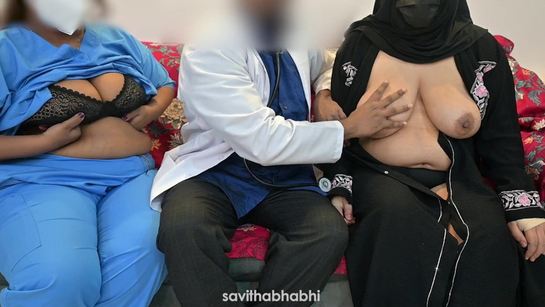 savithabhabhi: 간호사와 무슬림 환자 레이디로 자지를 만족시키는 의사