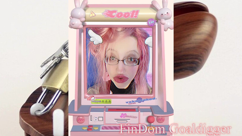 FinDom Goaldigger: 娘娘腔荡妇与粉红色假阳具转换