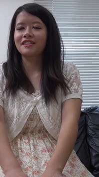 Shy Japanese Teen Gets Her Bush Pleased by a Guy at Porn Interview