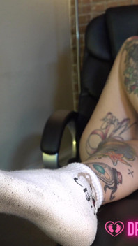 Mikaila's Sweaty White Socks - Dreamgirls in Socks