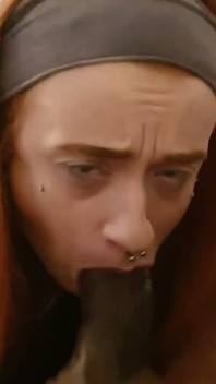 Ginger 18yo Enters BBC Throat Goat Contest