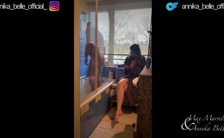 Max and Annika: Douche avec moi, partie 2 - images privées exclusives
