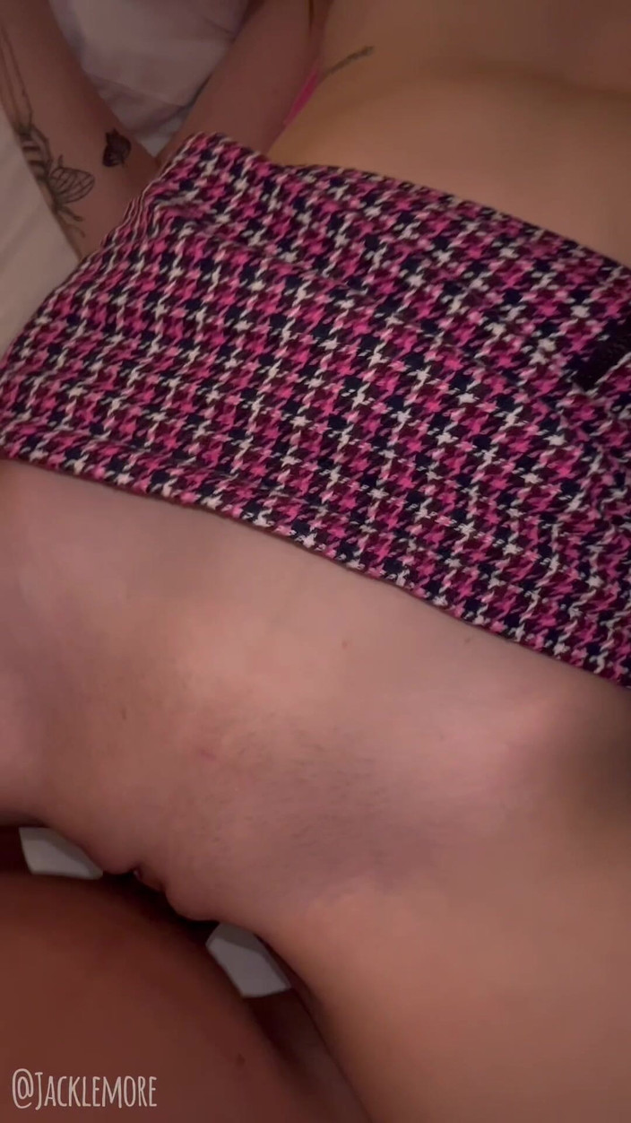 Jacklemore: La studentessa giovane del college snowbunny scopata pov e creampie