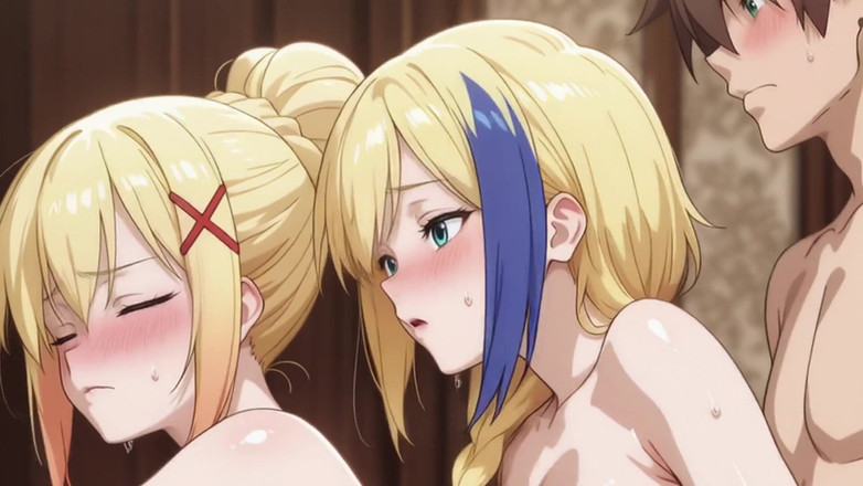 Prznai: カズマ×クレア×ダークネス(この都で祝福)