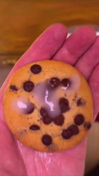 Student Lunch Gloryhole - Cums on Cookie & I Devour His Load