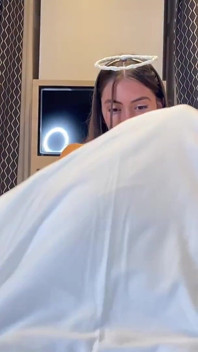Dick Is King! Kinky Girlfriend Gives Sloppy Deepthroat POV Blowjob and Footjob Ends with Facial Cumshoot