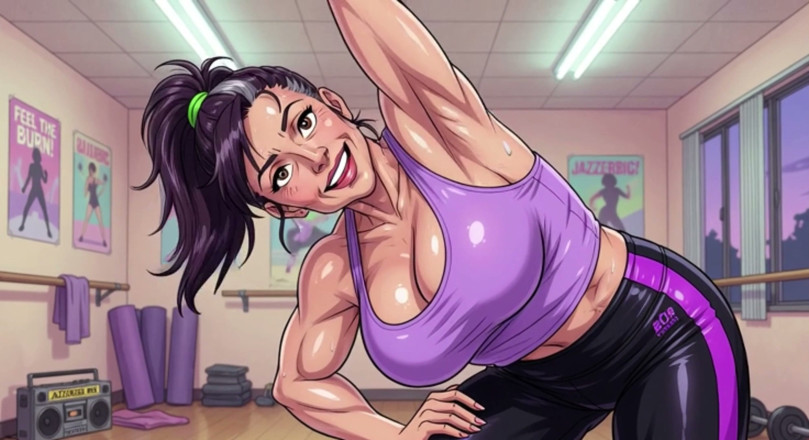 AI Porn: Sweaty Stretching Animations