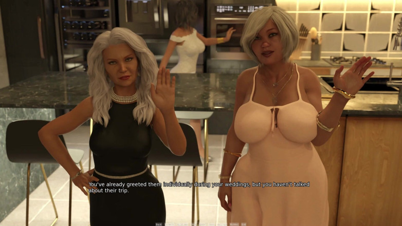 3D Cartoon Porn: My Dorm 265 - do aur patniyan martha &amp;amanda claim Mark, paarti shuroo...