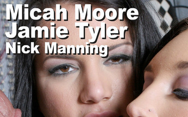 Edge Interactive Publishing: Jamie Tyler & Micah Moore a Nick Manning, dvojité sání, šukání sněhové...