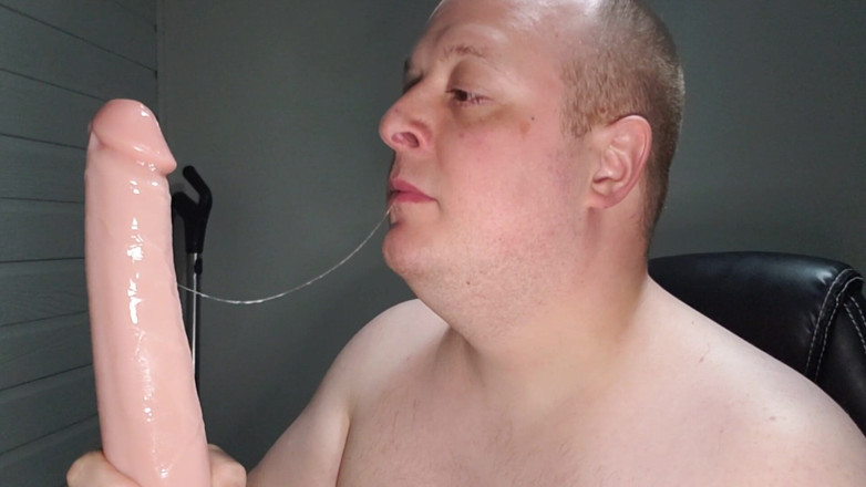 Charlieboy69: Deepthroat Facefuck Huge King Cock Dildo