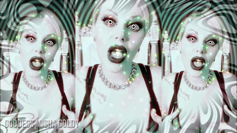 Goddess Misha Goldy: Spiralne przeprogramowanie! Jesteś moją bezmyślną tworem!