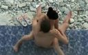 Only Voyeur: Amateur Nudist Couple Swimming and Fucking