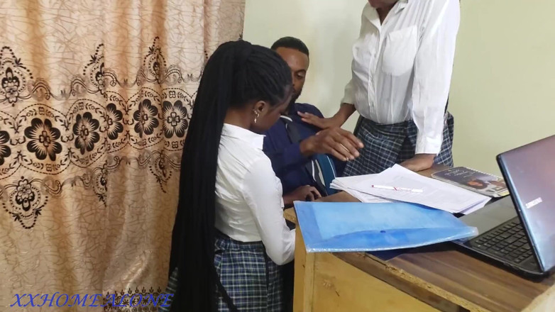 Home Alone: Naughty Students in Uniforms Offer Sex to Upgrade Their Exams...