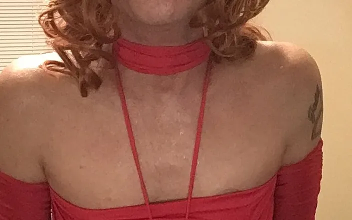 BriannaSlut: Red Party Time Dress