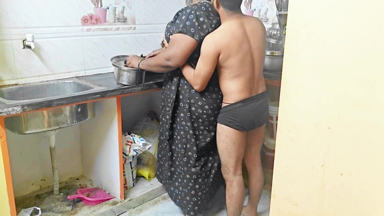 RoyToy: Desi Step Mom Fucked in the Kitchen I Fucked Her...