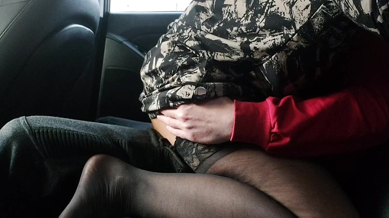 Step Mommy: Horny Stepmom in Stockings Rides Her Stepson in the Car