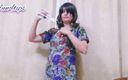 Bolly Karma: I Tear My Dress and Play with Dildo Live