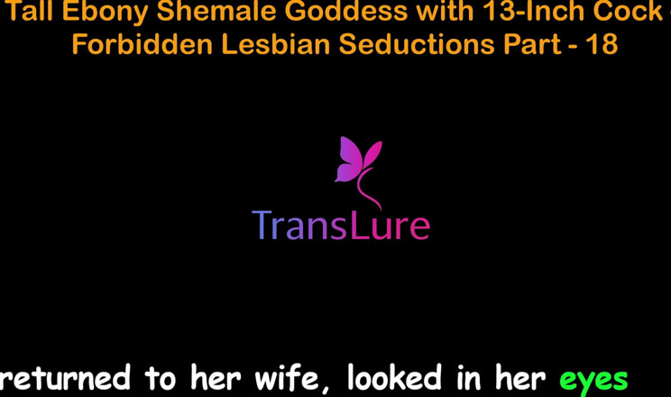 TransLure: Poveste engleză cu sex audio, zeiță transsexuală neagră înaltă cu pulă...