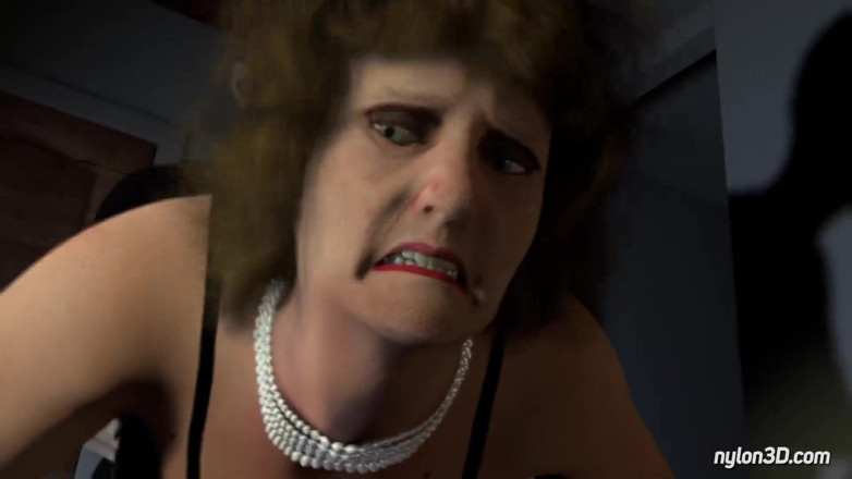 N3D animation: Oma liebt schwanz