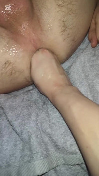Djupt fistande anal min man