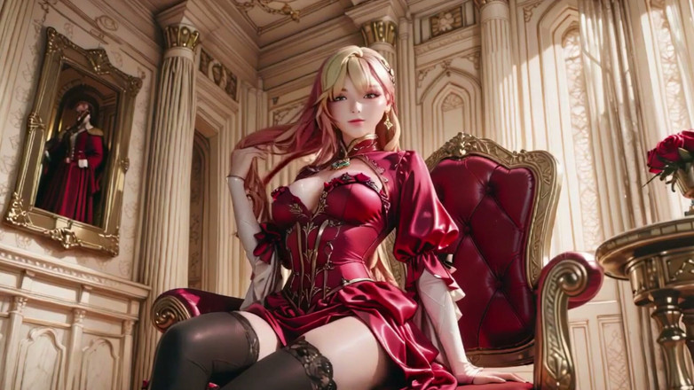 Seraphina Vale: Crimson Throne: the Pink-haired Queen's Lazy Coronation