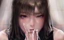 X Hentai: Wellustige dame houdt van anaal - Hentai 3D ongecensureerd