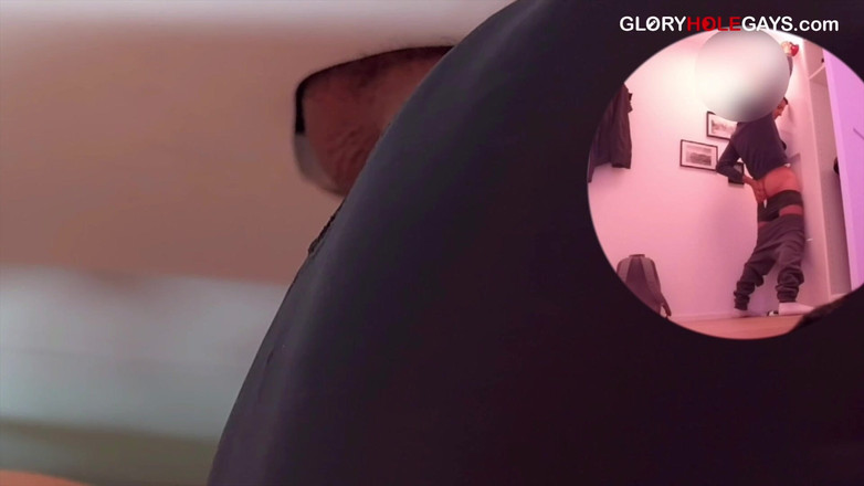 GLORYHOLEGAYS: Pau hetero no Gloryhole - Língua até ele gozar