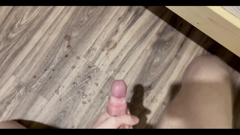 Johnny69227: Huge Cumshot! Big Load of Cum. Twink Hardcore Masturbating. 