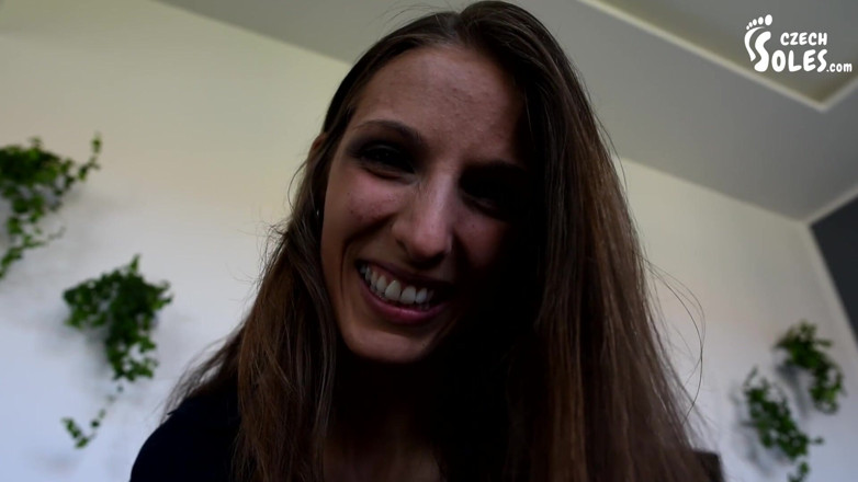 Czech Soles - foot fetish content: Sock sniffing instructions from miss Eliška