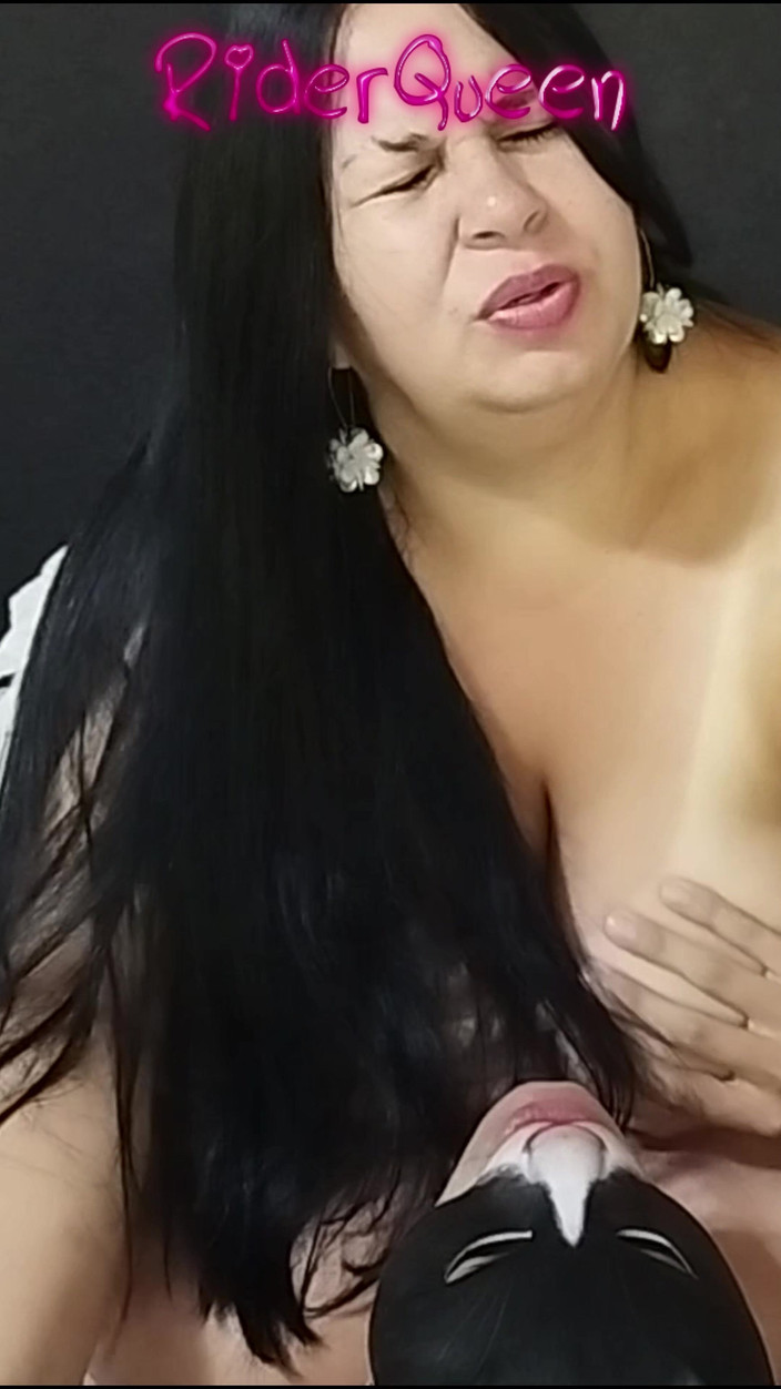 Riderqueen BBW Step Mom Latina Ebony: Baise avec riderqueen, BBW latina à gros cul