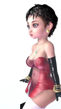 3 boyutlu animasyonlu Betty Boop Dancing