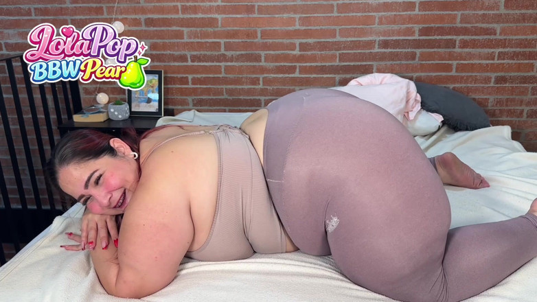 LolaPop_BBW_Pear: Big BBW Side Body Shake - Thick Ass &amp; Belly Jiggling Together