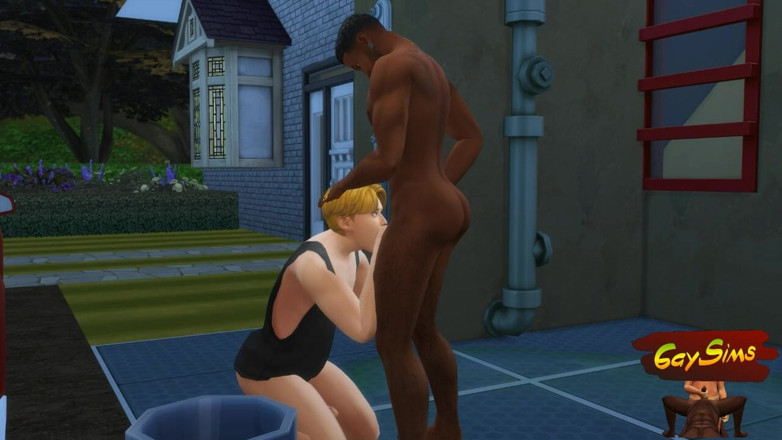 Dirty gay Sims: Feminization &amp; Marito Diventano La Puttana Del BBC