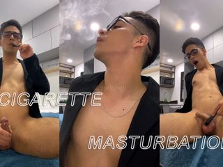Aodaboy: Cold Night to Smoke and Exhale with Cum
