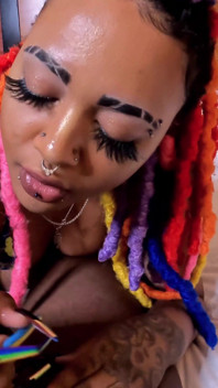 Alternative Ebony Gets Banged Out by a Thug